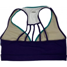 TOP TRINYS COM TELA - ROXO/VERDE